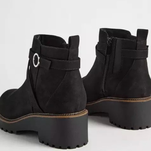 TorridBuckle Wedge Booties 11.5 - Picture 2 of 10